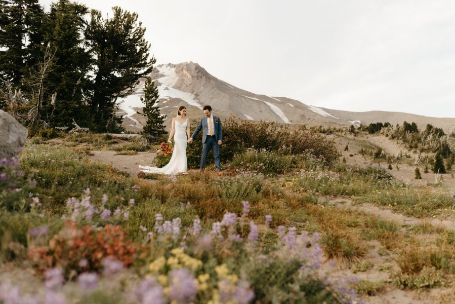 Summer Mt Hood Elopement