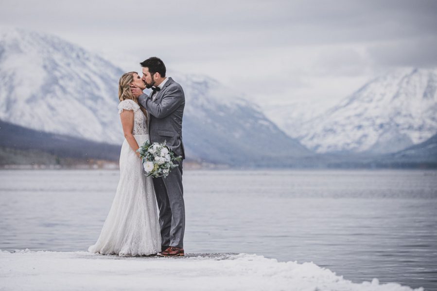 Glacier Winter Elopement - Off the Beaten Path Wedding