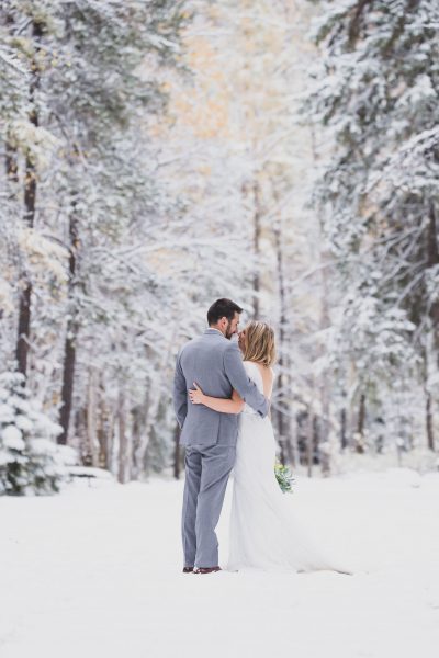 Glacier Winter Elopement - Off the Beaten Path Wedding