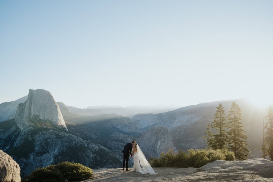 Julia Mina Photography California Elopement Photographer Sunrise Glacier Point Yosemite
