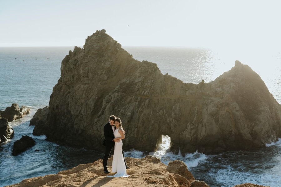 Julia Mina Photography California Elopement Photographer Pfeiffer Beach Sunset