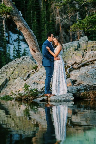 Adventure elopement in Rocky Mountain National Park.