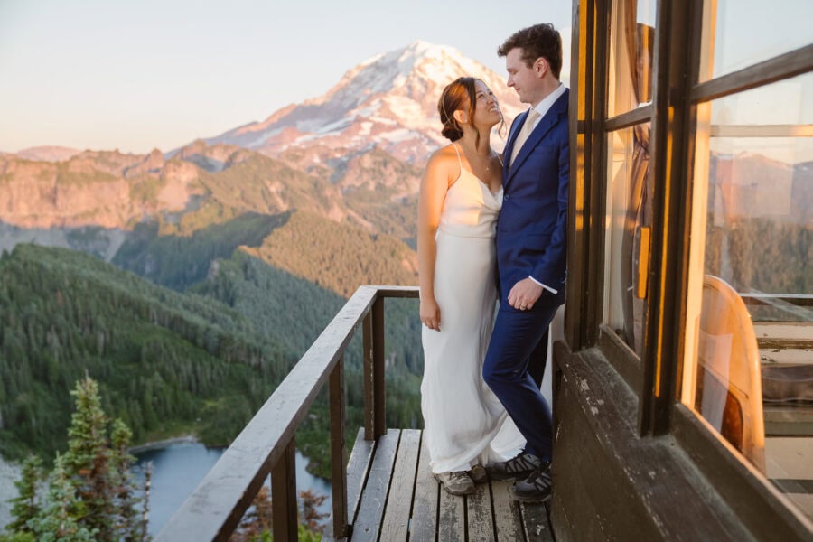 Tomie Peak Elopement in Mount Rainier National Park