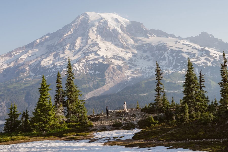 Mount Rainier Pinnacle Peak Elopement