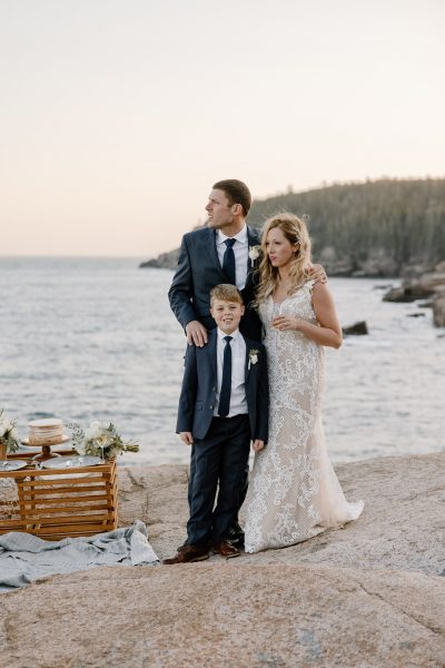 Acadia National Park elopement by Otter Cliff