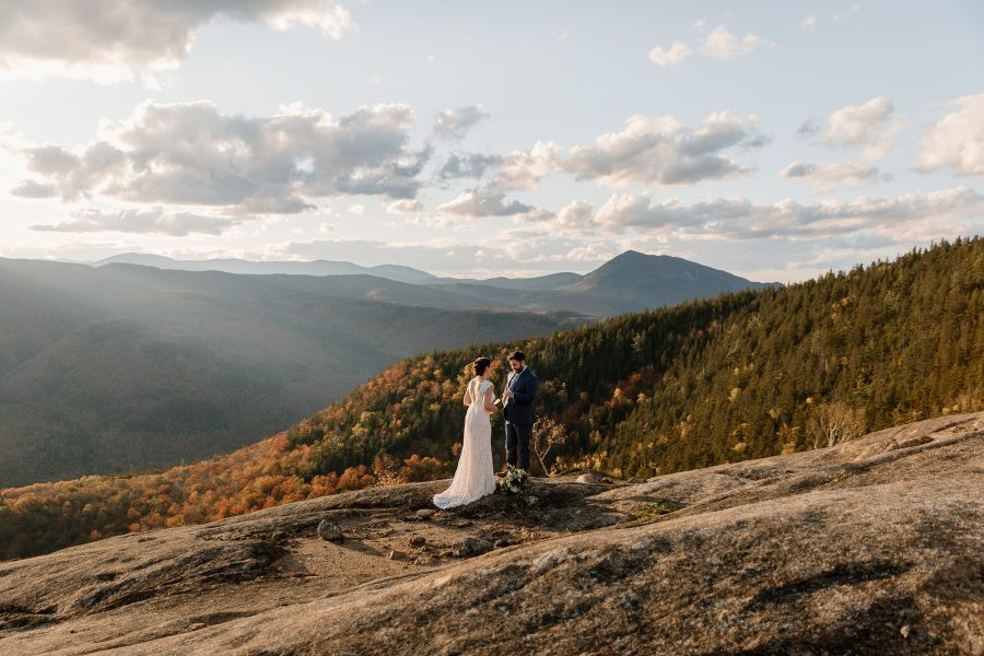 White Mountains Adventure elopement in New Hampshire
