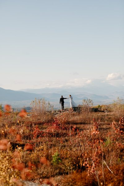 New Hampshire mountain adventure elopement in the White Mountains