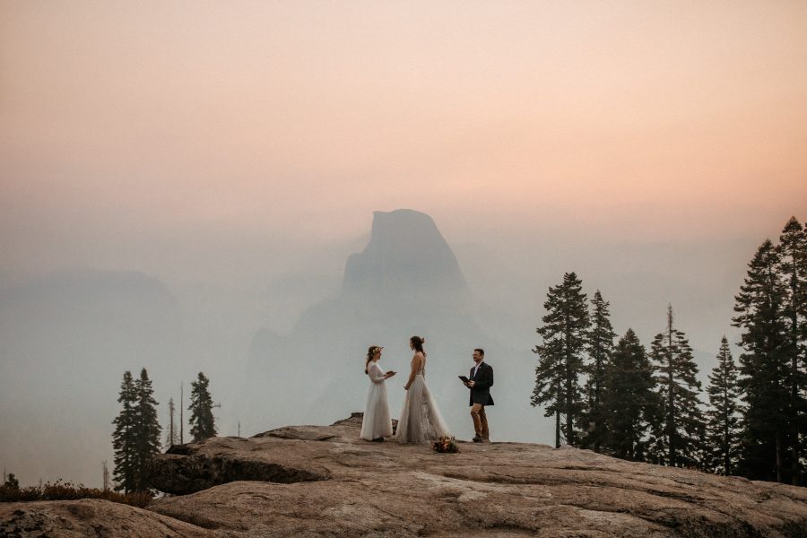 Yosemite Elopement at Glacier Point
