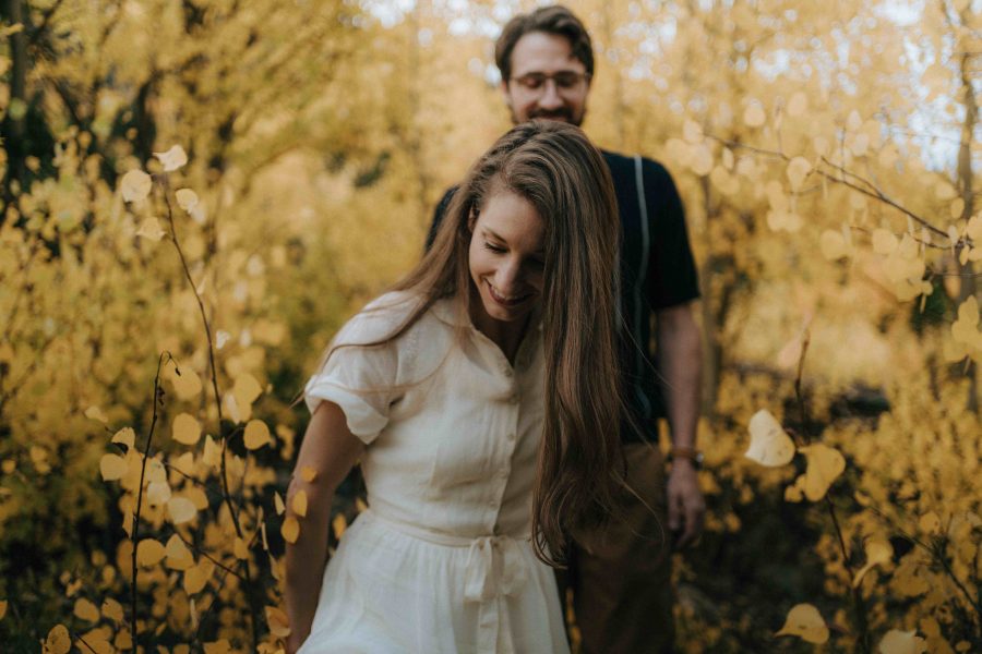 fall elopement on colorado mountain pass