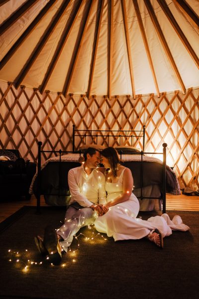 Yurt Elopement in NW Oregon by Myrtle Creative Co.