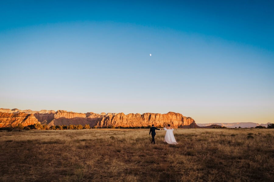 Zion Ranch Elopement in Utah