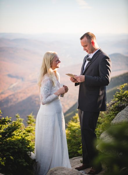 New Hampshire elopement ceremony