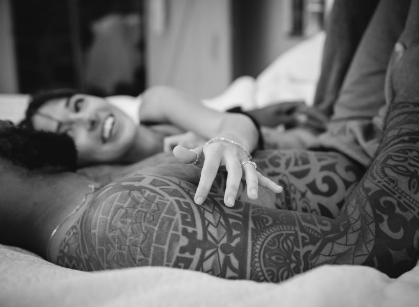 couples lifestyle photo close up of tattoos