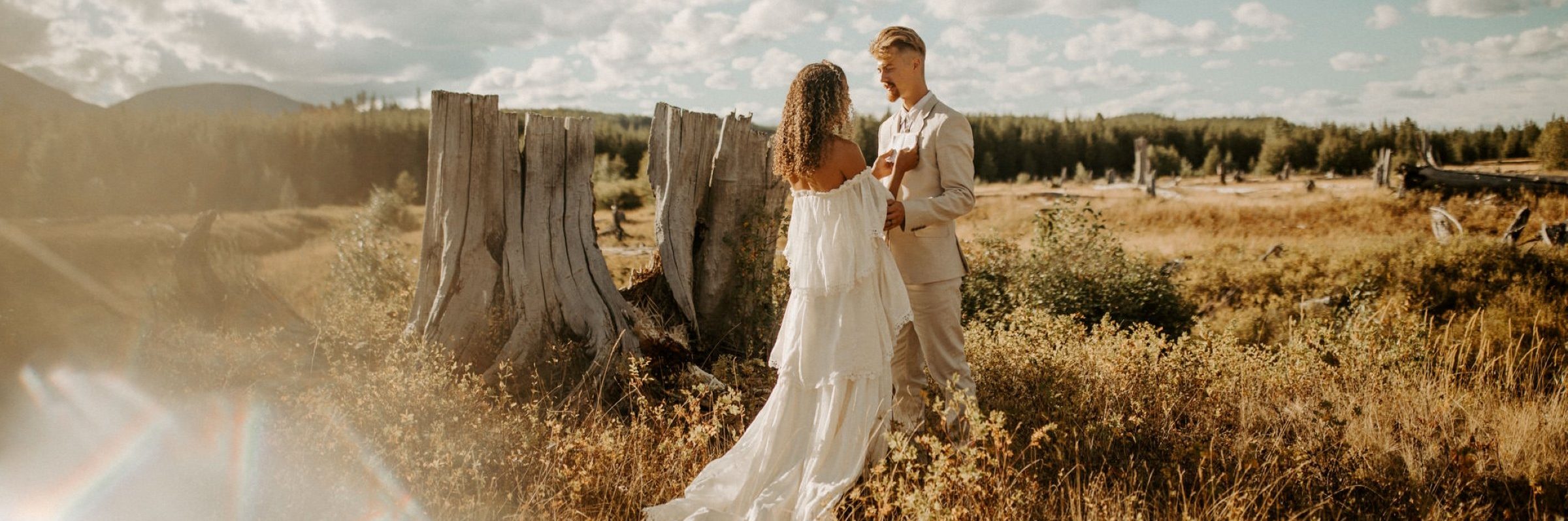 emotional vow renewal session at glacier national park