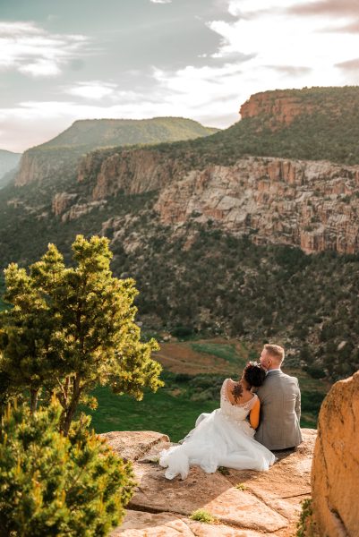 Charu & Alex | Grand Junction A-Frame Cabin Elopement