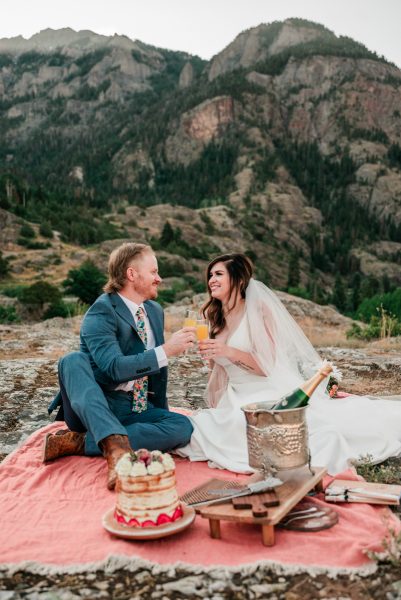 Ouray Sunrise Picnic Elopement