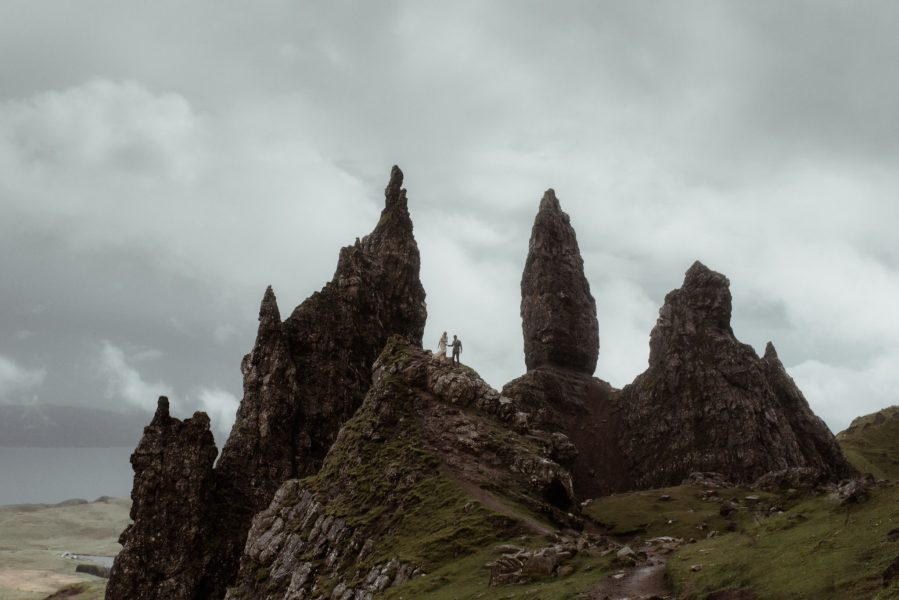 old man of store elopement on isle of skye