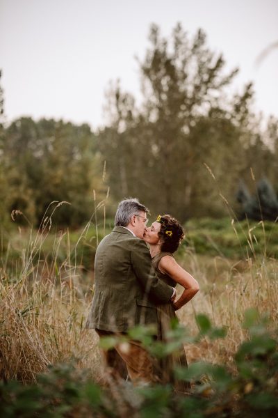 McMenamins Edgefield Oregon Autumn intimate LGBTQ wedding
