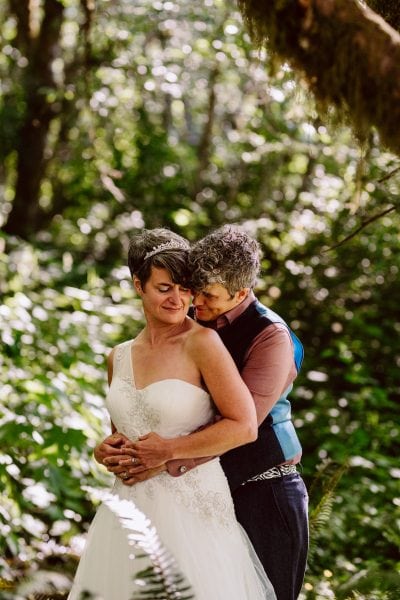 LGBTQ camping elopement in Oregon