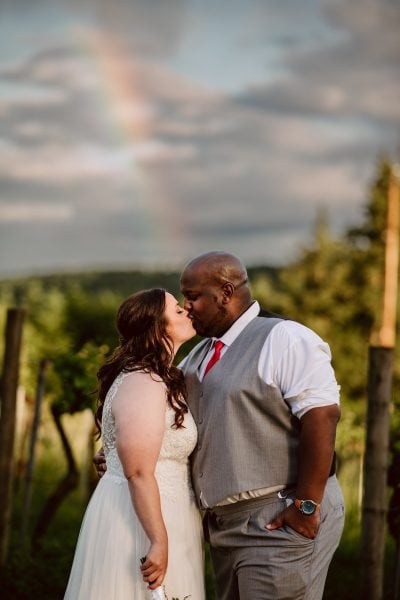 Oregon wine country intimate wedding