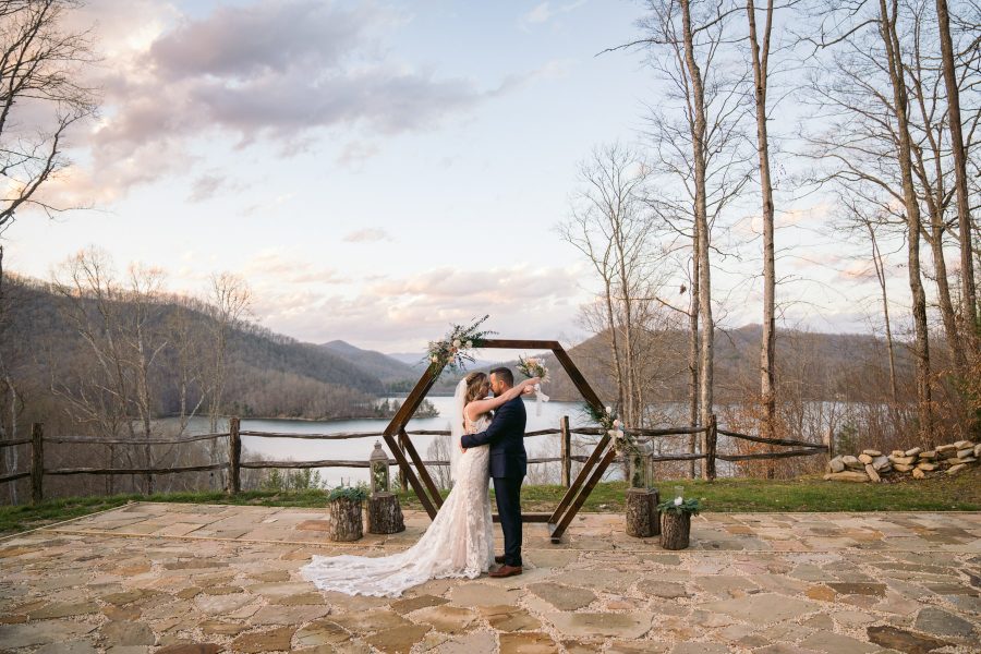 Sunset Couples Portraits at Nantahala Weddings