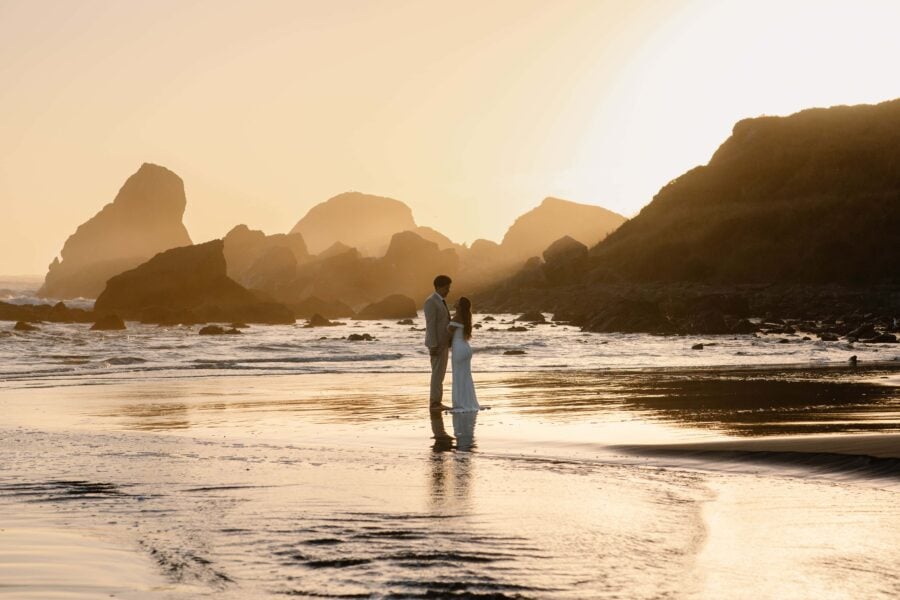 Brookings Oregon Elopement on the beach