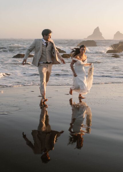 Brookings Oregon Elopement on the beach