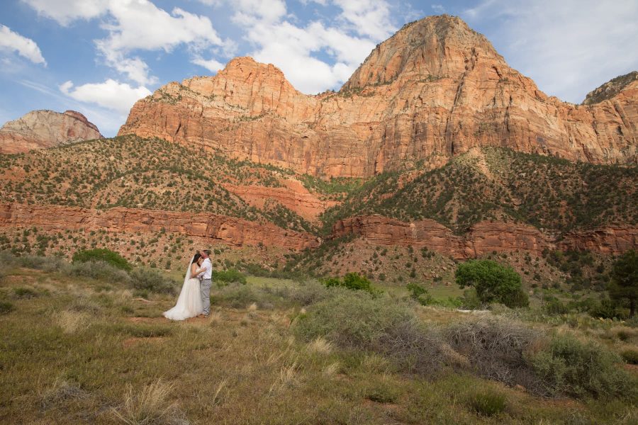Zion elopement in utah