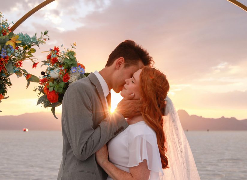 utah bonneville salt flats elopement.