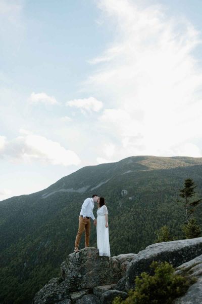 couple eloping in New Hampshire