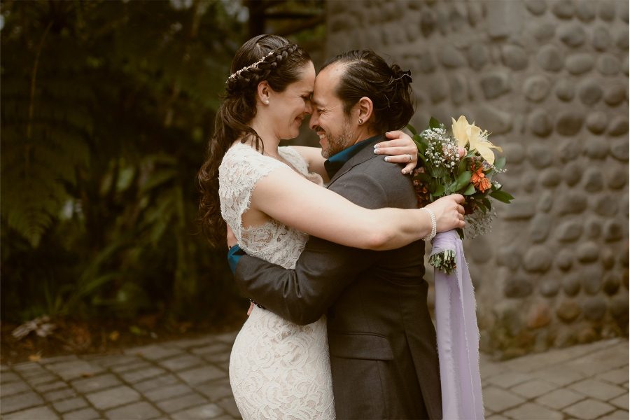 Destination wedding cloud forest, Ecuador