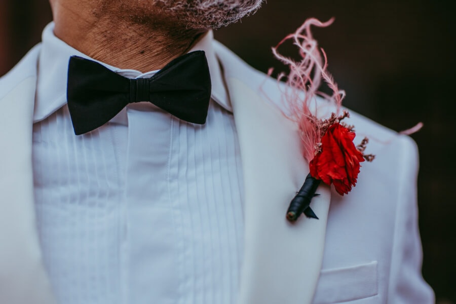 Boston Elopement boutonniere