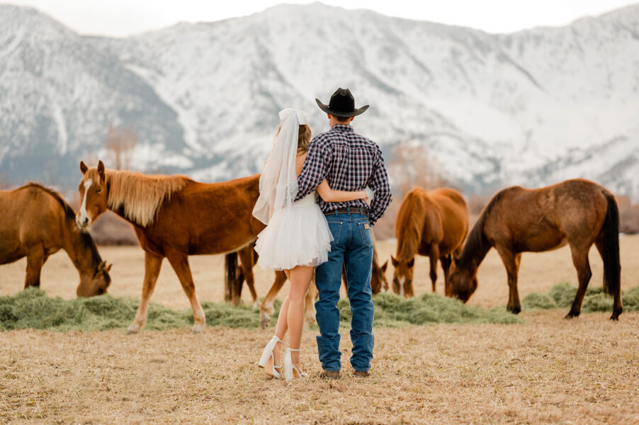 A couple eloping in Reno Nevada