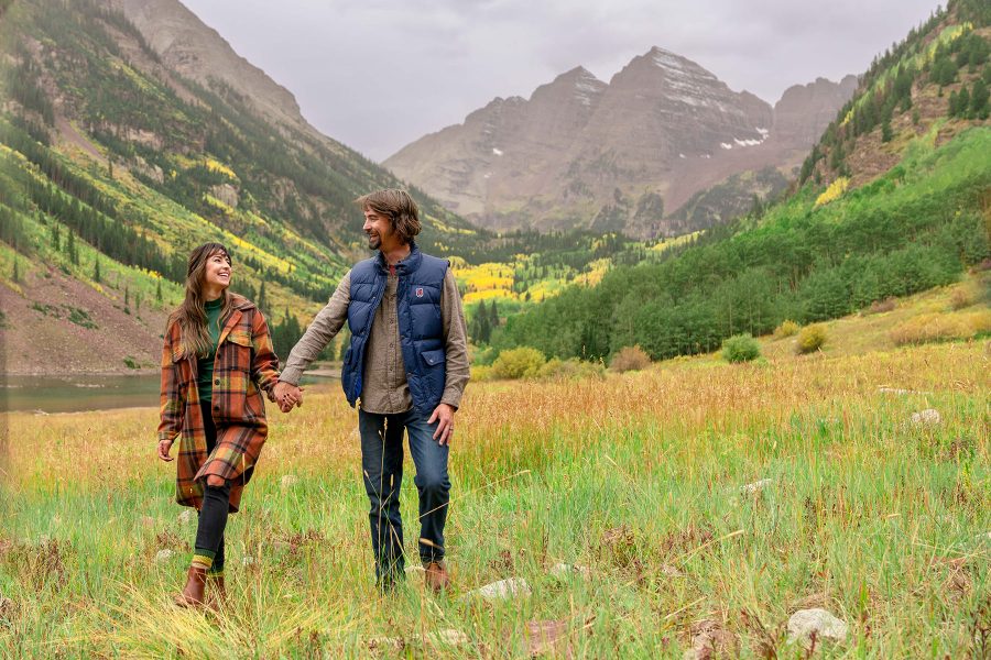 An Adventure Engagement Session in the mountains
