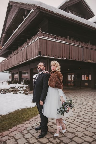 Stowe Elopement Von Trapp Lodge Vermont