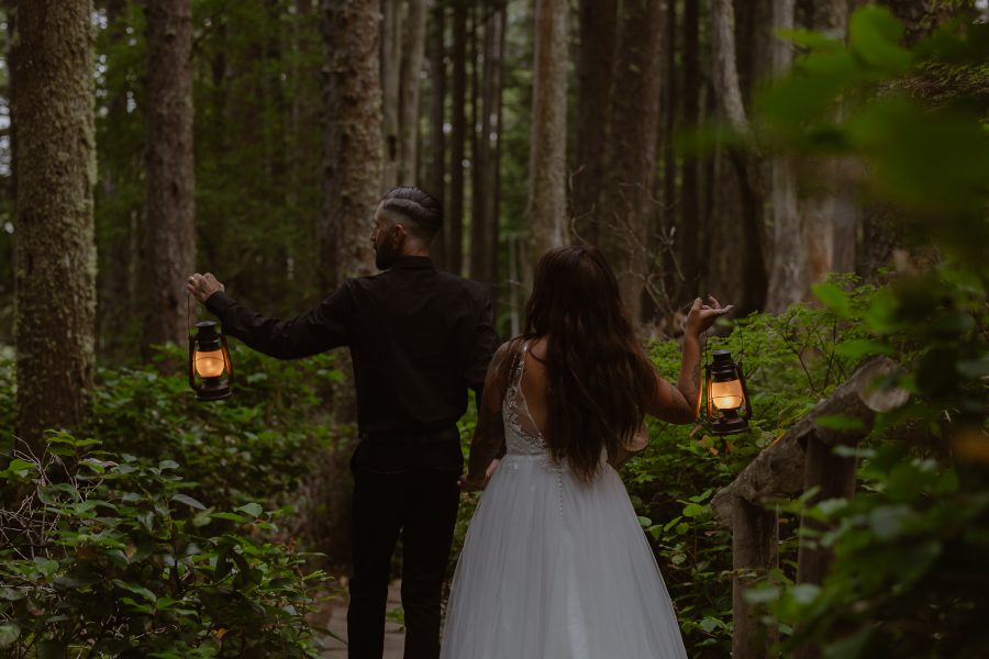 Moody Sunrise elopement at Cape Flattery