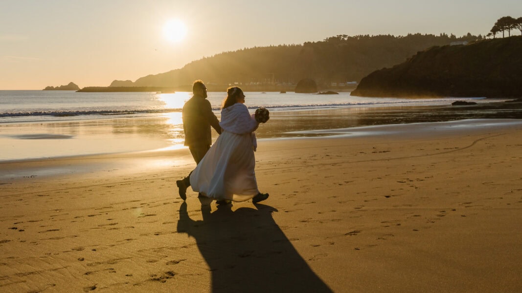 Port Orford Oregon Beach Elopement