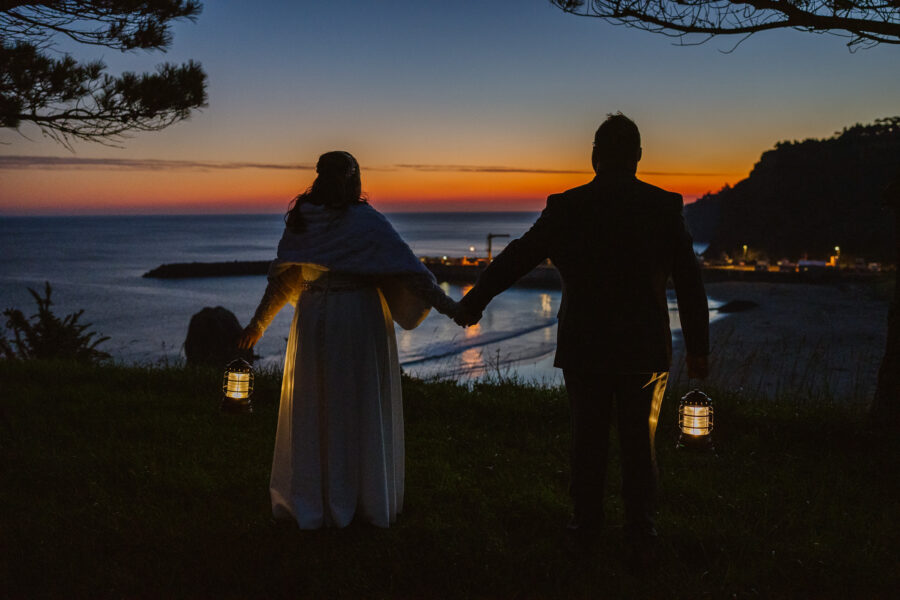 Port Orford Oregon Sunset Elopement