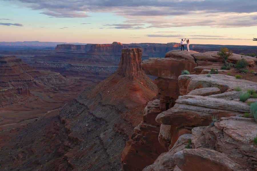 beautiful elopement in moab utah.