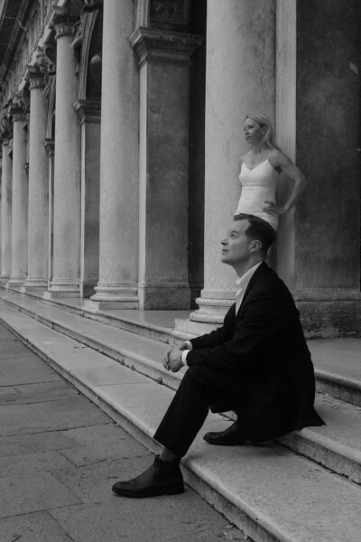 editorial look of a married couple