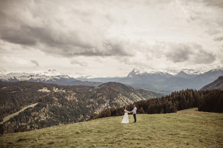 elopement in the alps