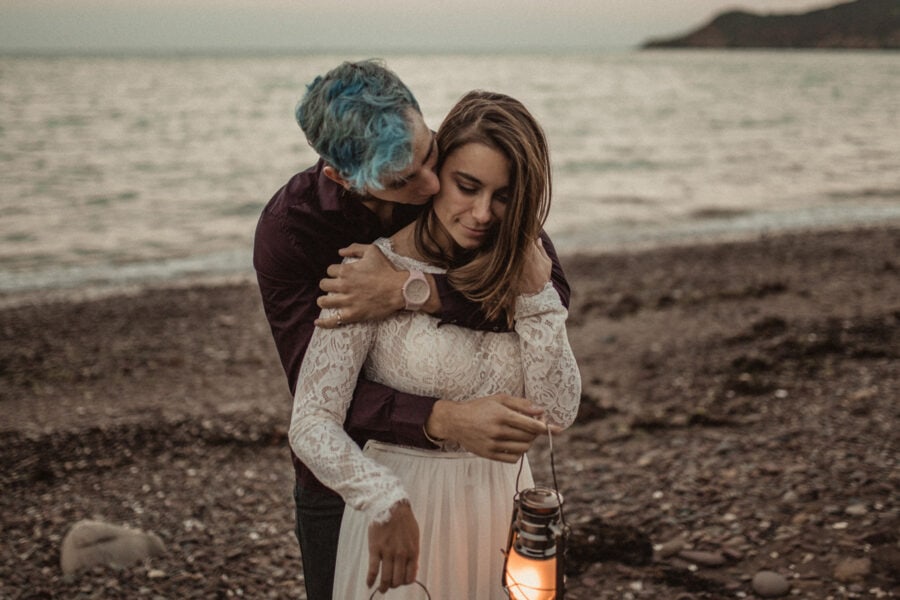 beach elopement in brittany france