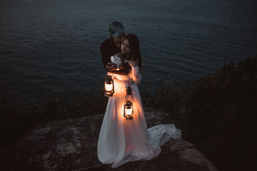 beach elopement in brittany france