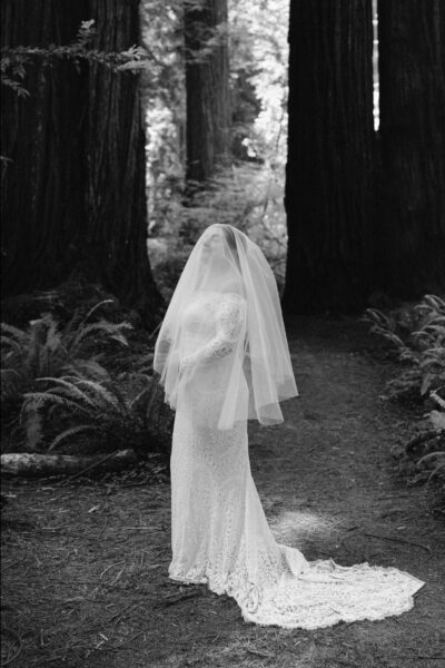 editorial elopement bridal photo