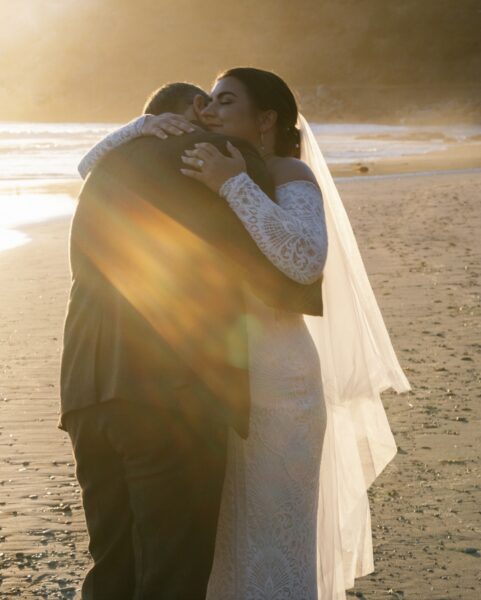 oregon coast elopement photos