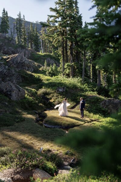 washington forest elopement