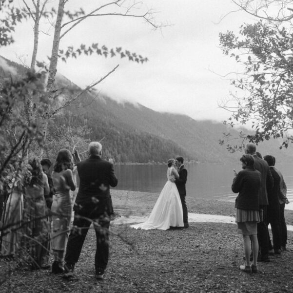 Crescent Lake Micro wedding in Olympic National Park