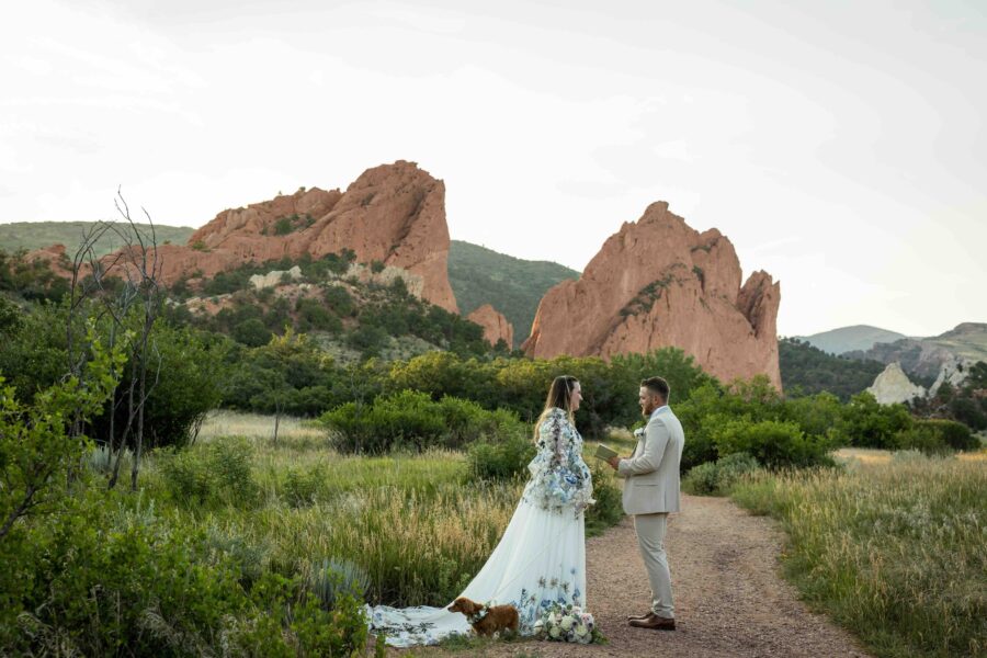 Mountain elopement photographer