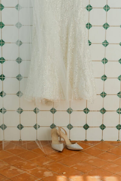 Wedding Dress and shoes