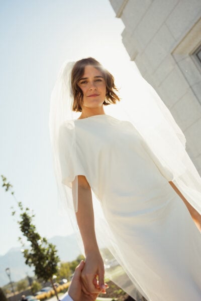 Woman smiling before getting married